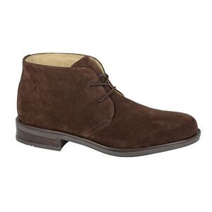 Roamers Mens Suede Chukka Boots / Dark Brown